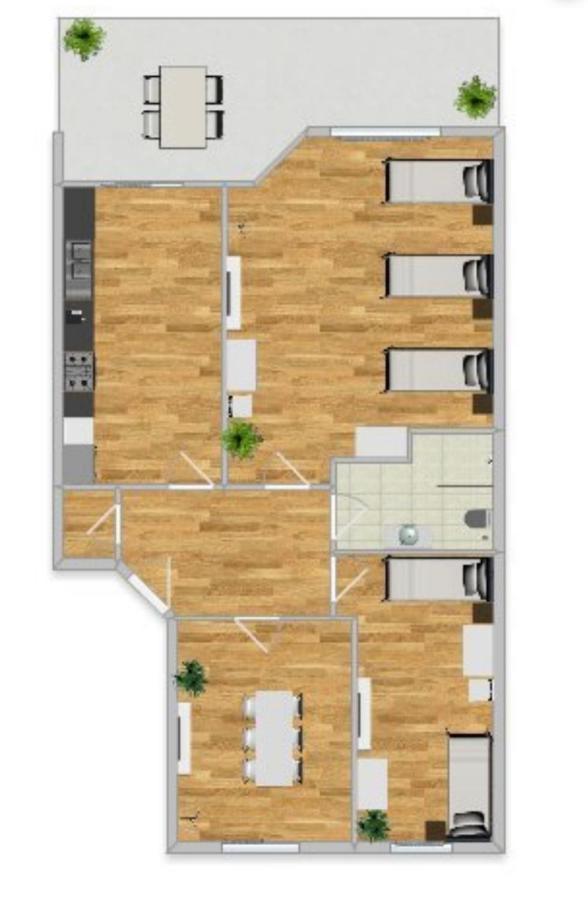 Cozy Balcony Apartment In Essen-Kupferdreh Bagian luar foto